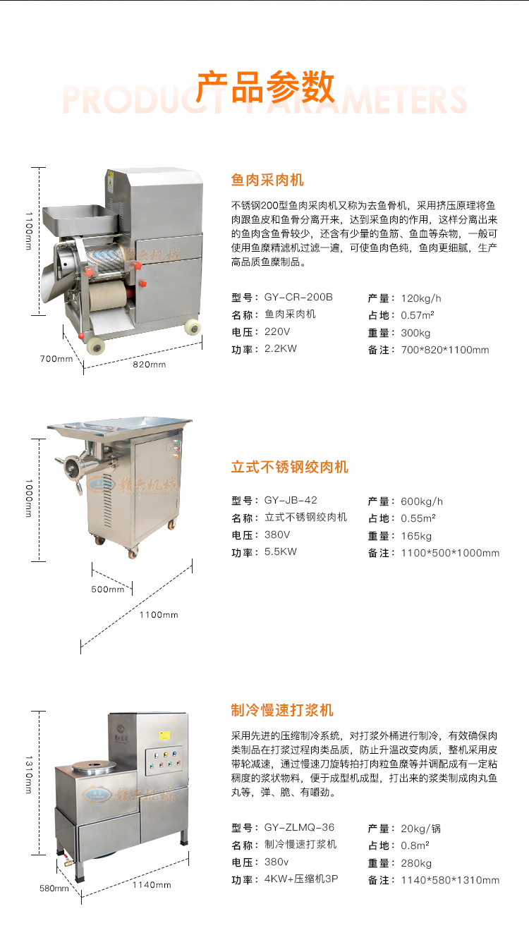 魚丸加工生產(chǎn)成套設(shè)備自動(dòng)化生產(chǎn)魚圓的機(jī)器(圖6)