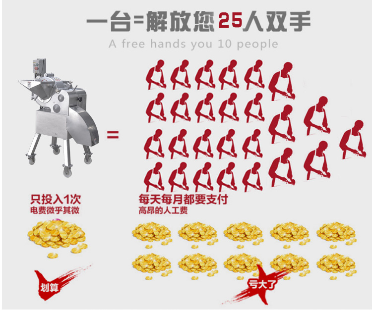 果蔬切丁機(jī)土豆大蒜切丁機(jī)多少錢一臺廠家直銷果蔬切丁機(jī)(圖6)